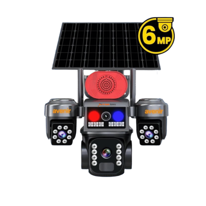 AVENİR AV-S463 3LENS 6MP SOLAR 4G PTZ KAMERASI - Görsel 1
