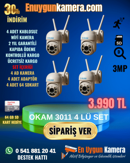 OKAM WİFİ 4 LÜ SET